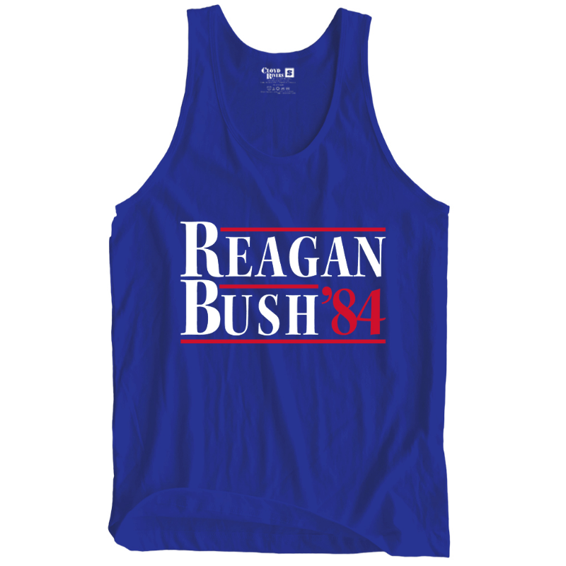 Tank Top - Reagan Bush '84 (Royal)
