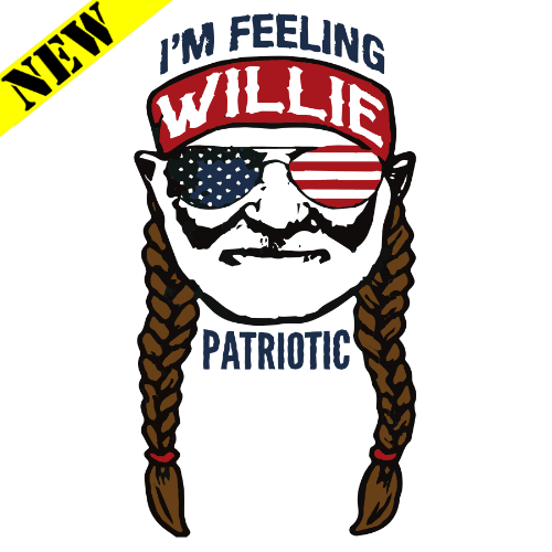 T-Shirt - Willie Patriotic PB-SV-252427CR