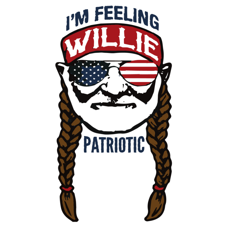 T-Shirt - Willie Patriotic