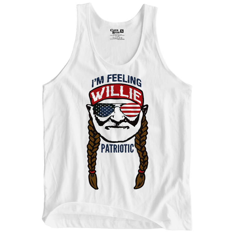 Tank Top - Willie Patriotic