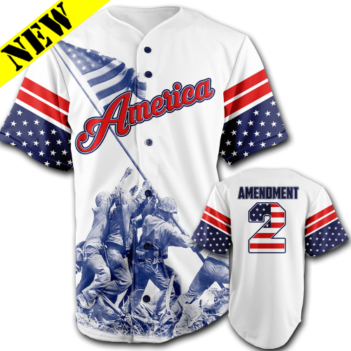GH Baseball Jersey - Come And Take It J-2AWHT-1CR