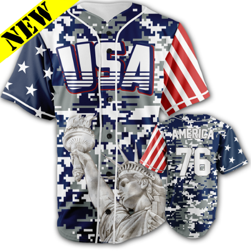 CR Baseball Jersey - Camo #76 J-DCAM76-1CR