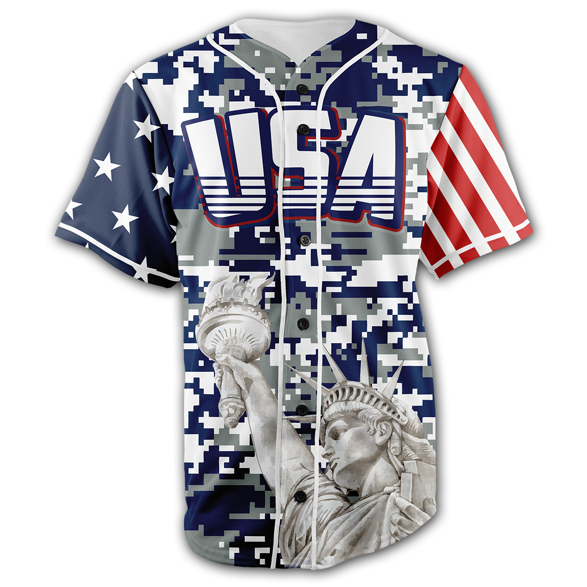 CR Baseball Jersey - Camo #76