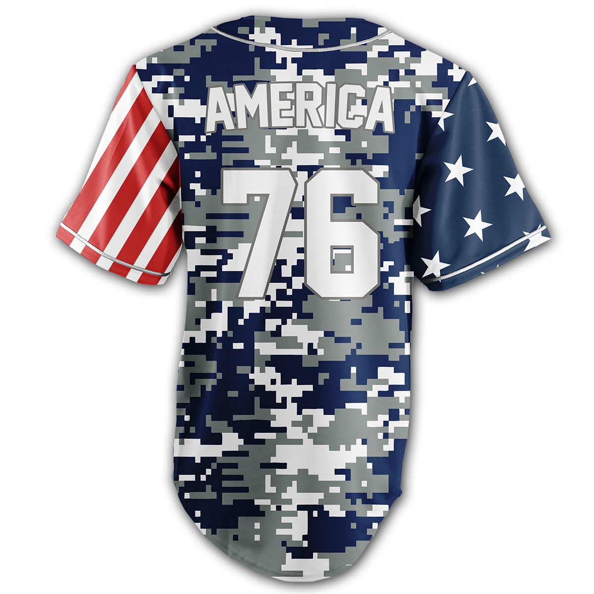 CR Baseball Jersey - Camo #76