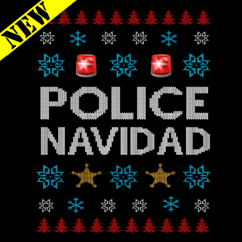 Sweatshirt - Christmas Sweater - Police Navidad PB-SV-277242CR