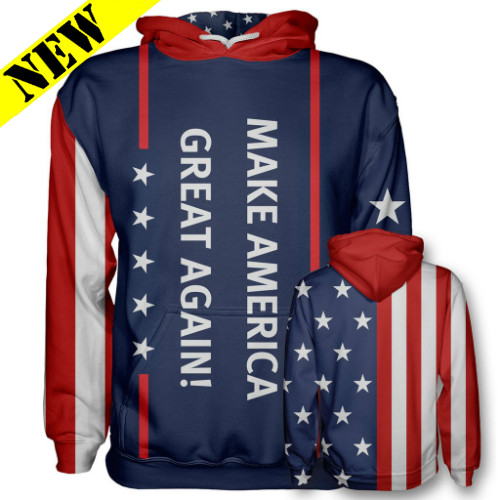 make america great again red hoodie