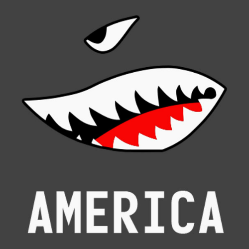 T-Shirt - American Bomb Face