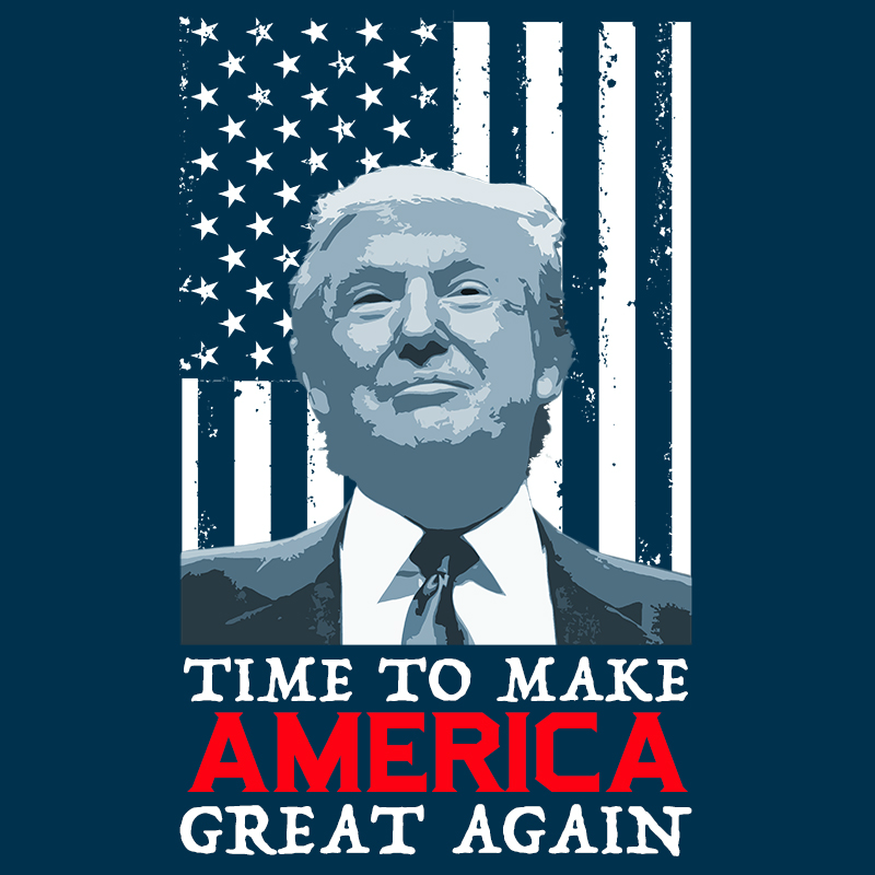 T-Shirt - Time To Make America Great Again