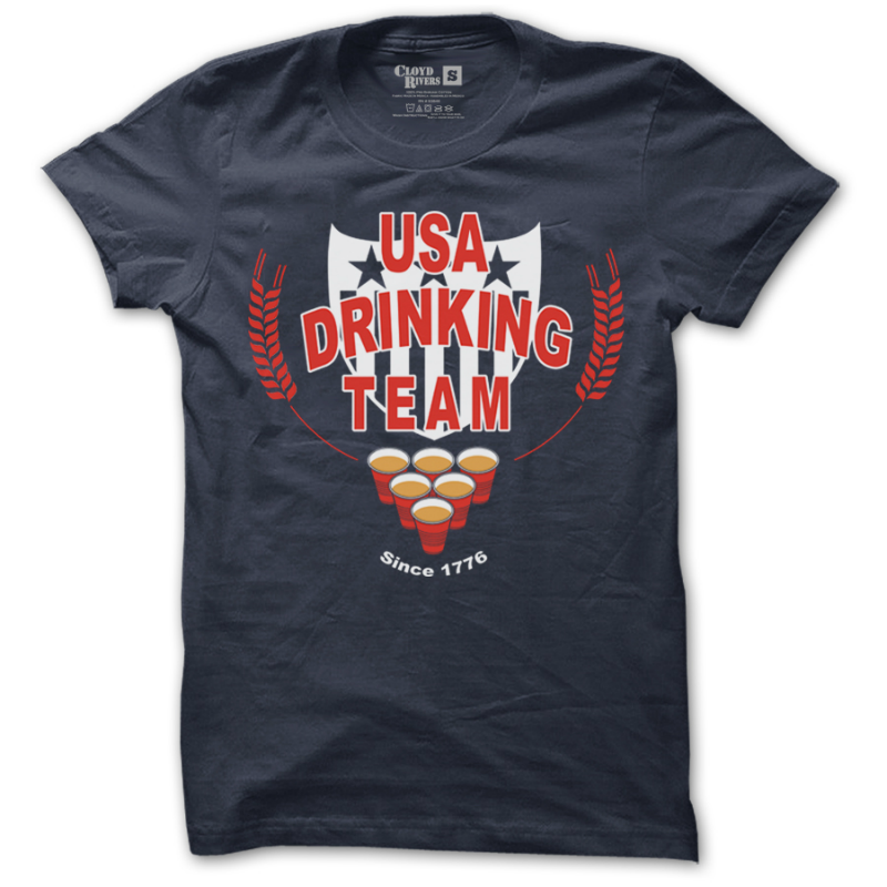 T-Shirt - USA Drinking Team