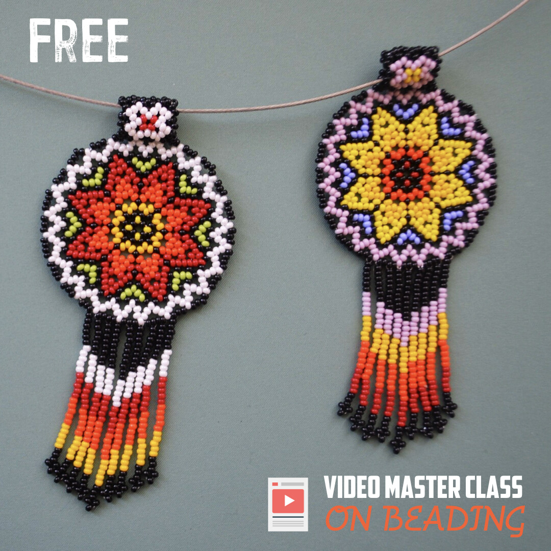 Video master class on beading  «MANDALA»