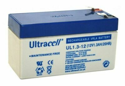 Ultracell UL1.3-12 Batteria al piombo 12V 1.3Ah Ultracell UL1.3-12 Batteria al piombo 12V 1.3Ah