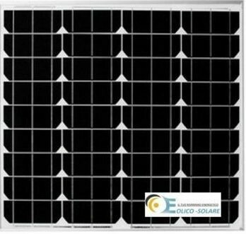 Pannello solare 50W 12V Monocristalino-Ecowatt Pannello solare 50W 12V Monocristalino-Ecowatt