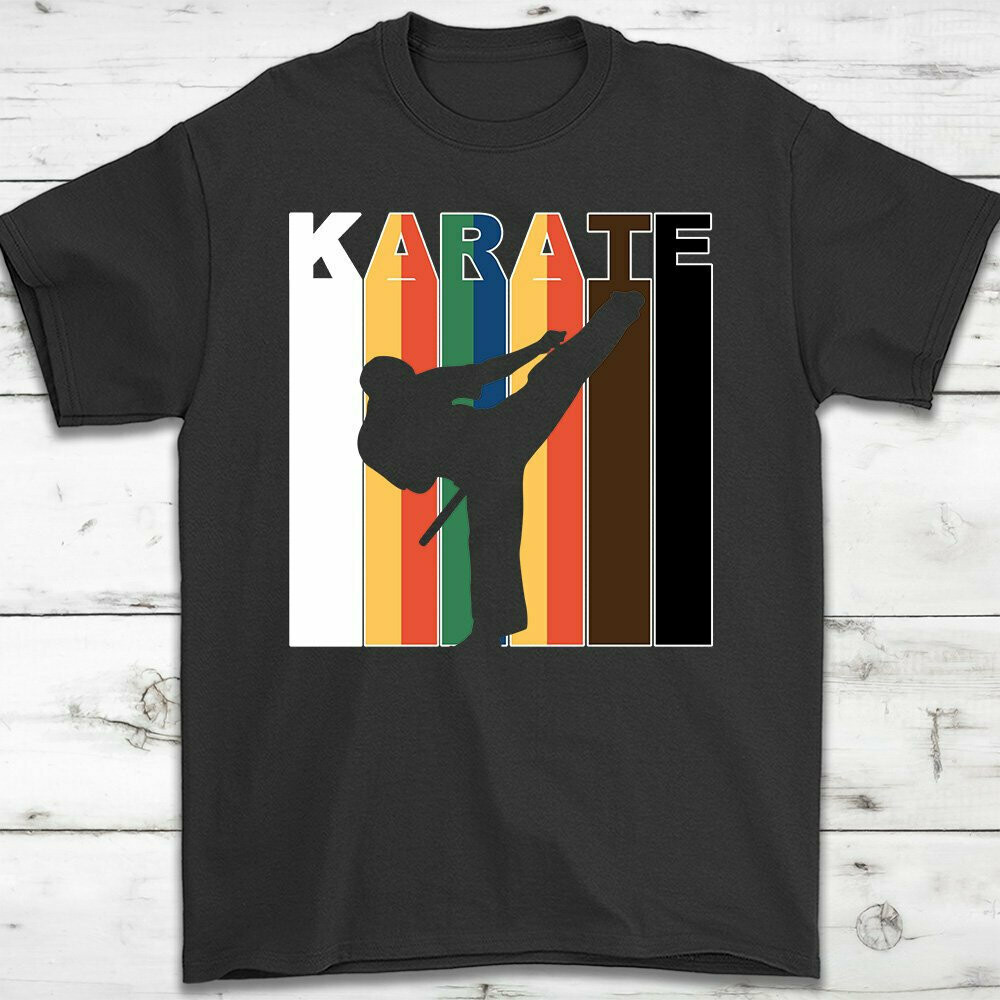 karate silhouette t-shirt Martial art