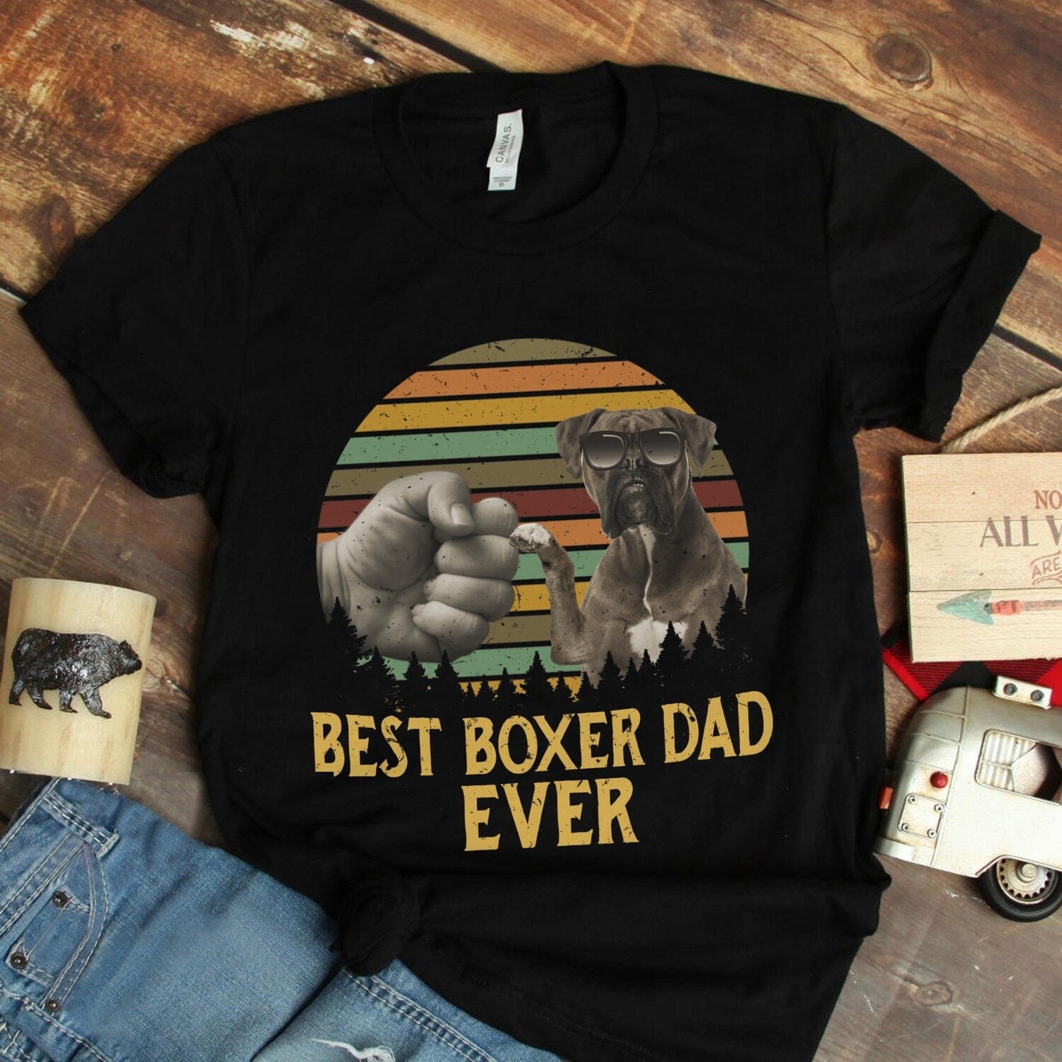 This Is What An Awesome Boxer Looks Like Mens Funny Hoodie