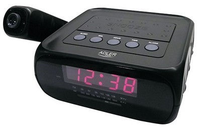 Adler wekker radio met tijdsprojectie Adler wekker radio met tijdsprojectie