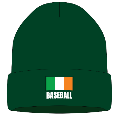 Irish Baseball Cuffed Knit Cap with Irish Flag IRLKNITCAP014