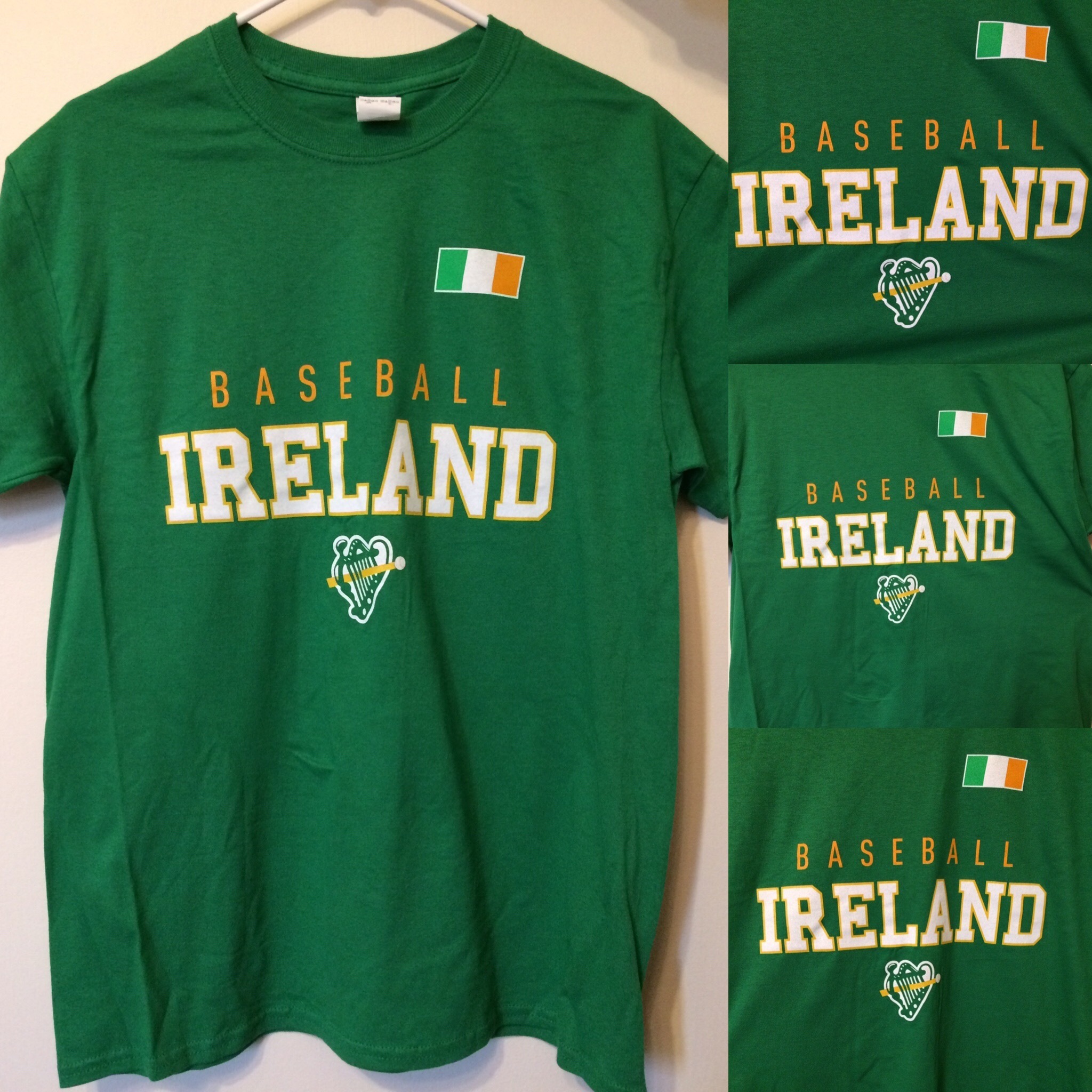 Green Baseball Ireland T-shirt IRLTEE016