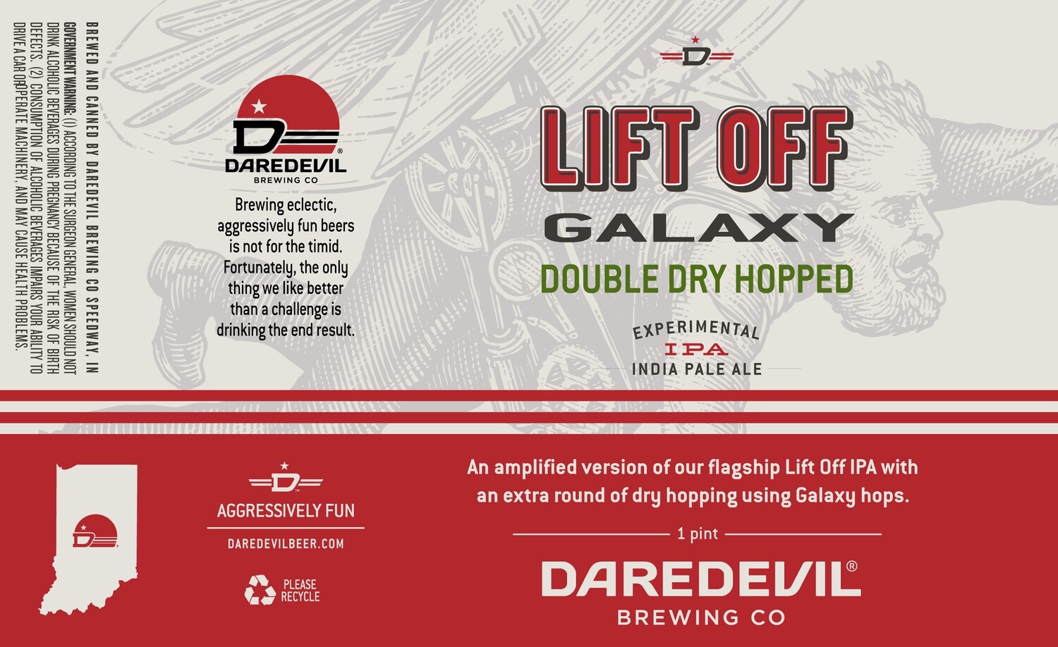 Galaxy DDH Lift Off IPA 1/6 bbl Galaxy DDH Lift Off IPA 1/6 bbl