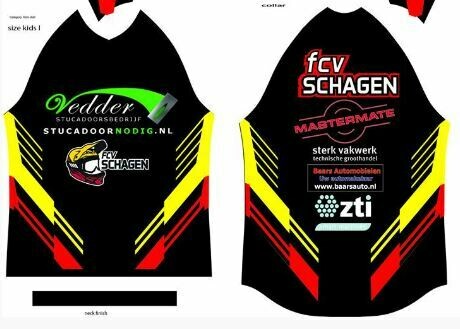 FCV Schagen clubshirt met naam FCV Schagen clubshirt met naam