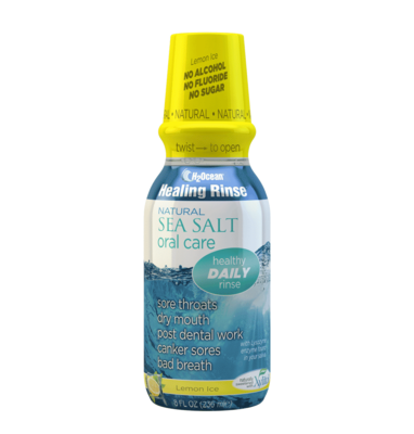 Healing Mouth Rinse Lemon Ice 8oz