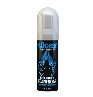 Blue Green Foam Soap 1.7oz