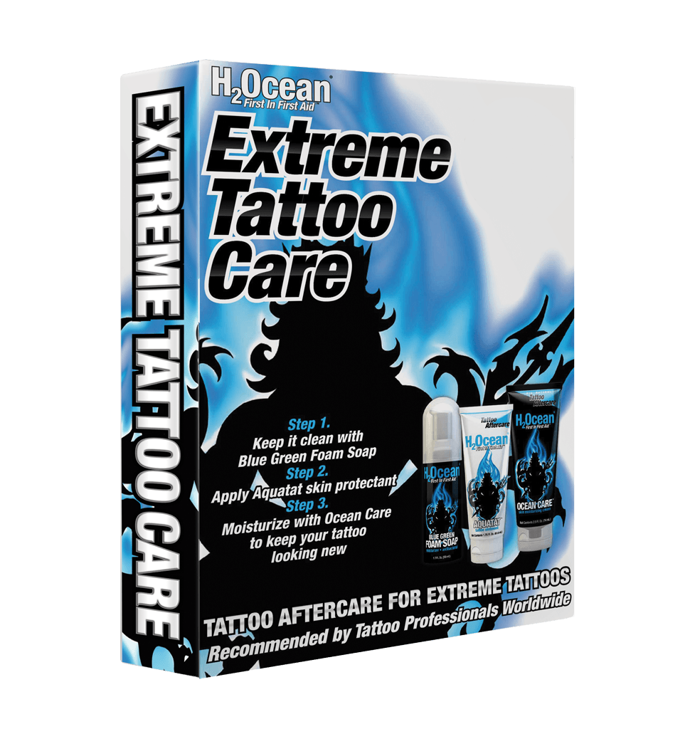 Extreme Tattoo Care Kit (soap, aquatat, cream)