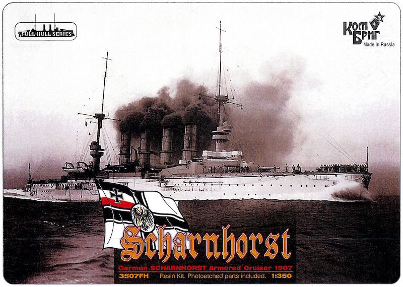 Combrig 1/350 German Armored Cruiser Scharnhorst, 1907, resin kit #3507FH CMBRG-3507FH