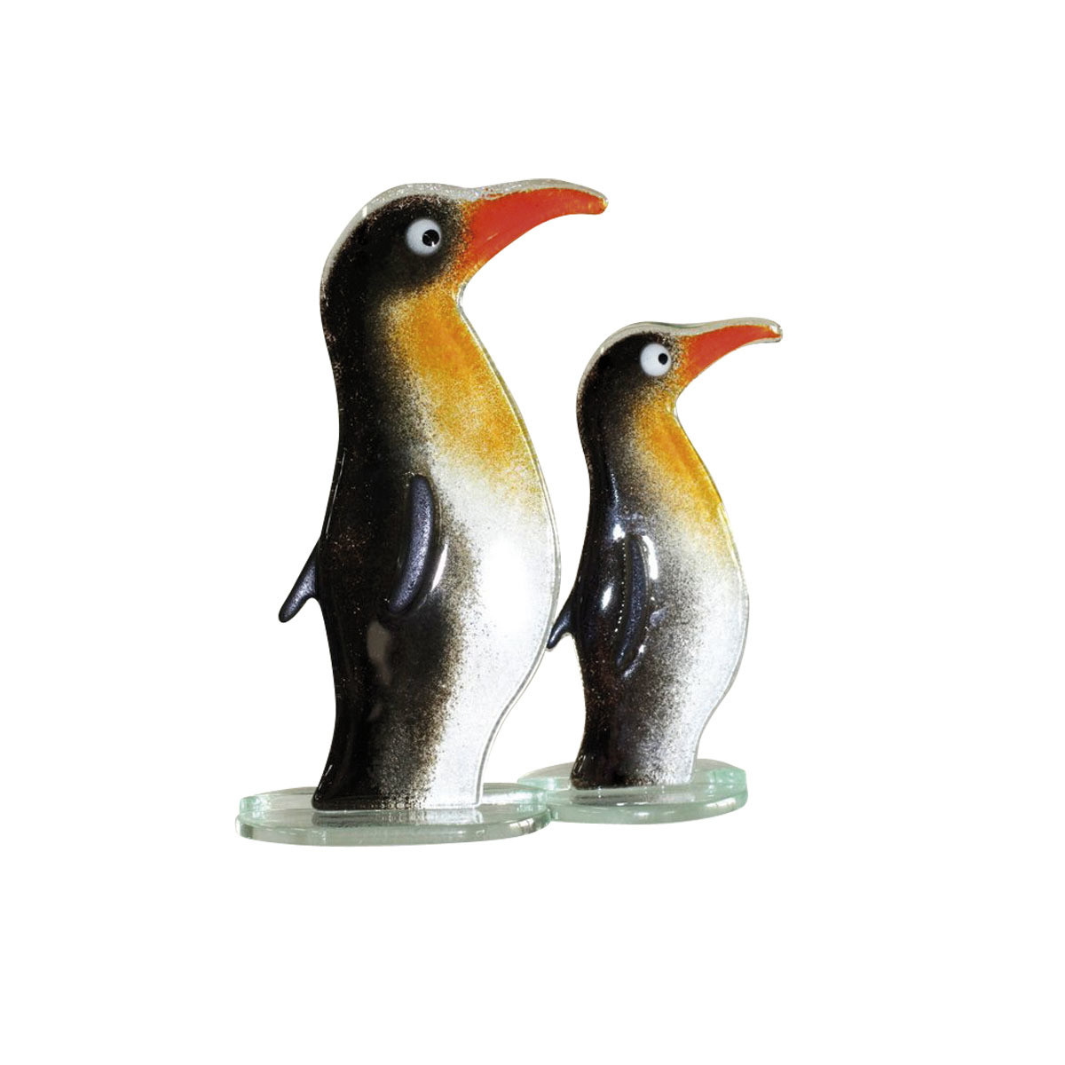 Nobile Glass Fused Glass Penguin Large Nobile Glass Fused Glass Penguin Large