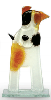 Nobile Fused Glass Terrier Patch Nobile Fused Glass Terrier Patch