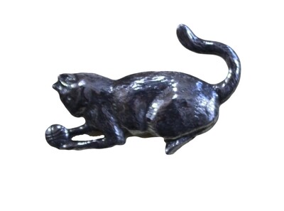 Cat Ladycrow Pewter Brooch in Gift Box Cat Ladycrow Pewter Brooch in Gift Box
