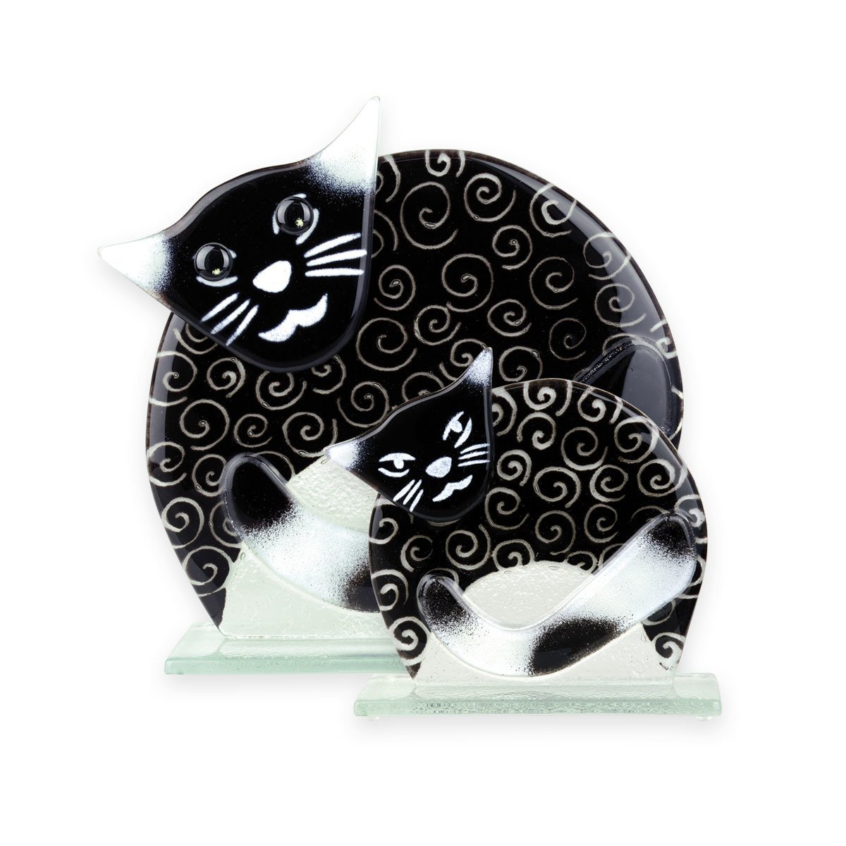 Nobile Small Fused Cat Resting - Black Nobile Small Fused Cat Resting - Black