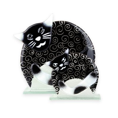 Nobile Large Fused Cat Resting - Black Nobile Large Fused Cat Resting - Black