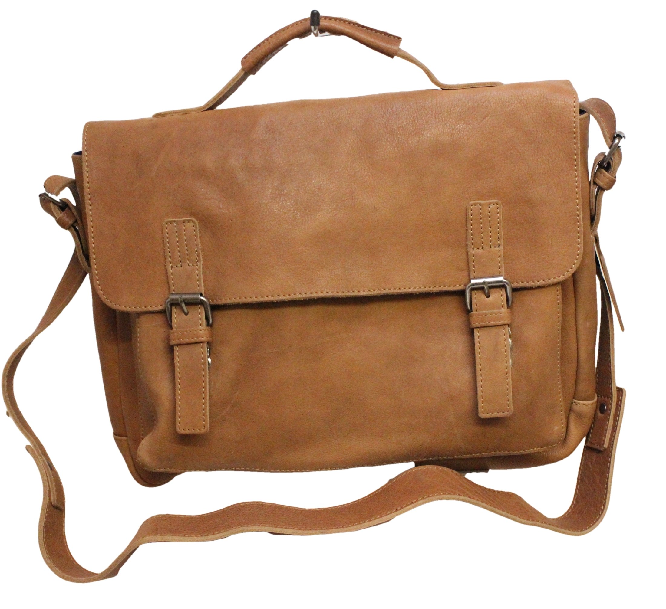 Ashwood Leather Bradley Briefcase Tan Bradley
