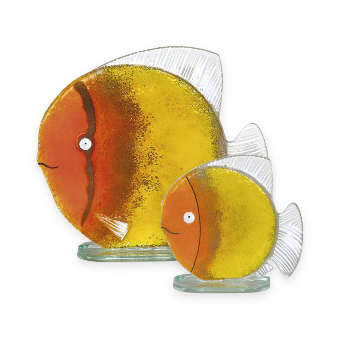 Nobile Glass Fused Glass Fish Sunrise Small 1541-16