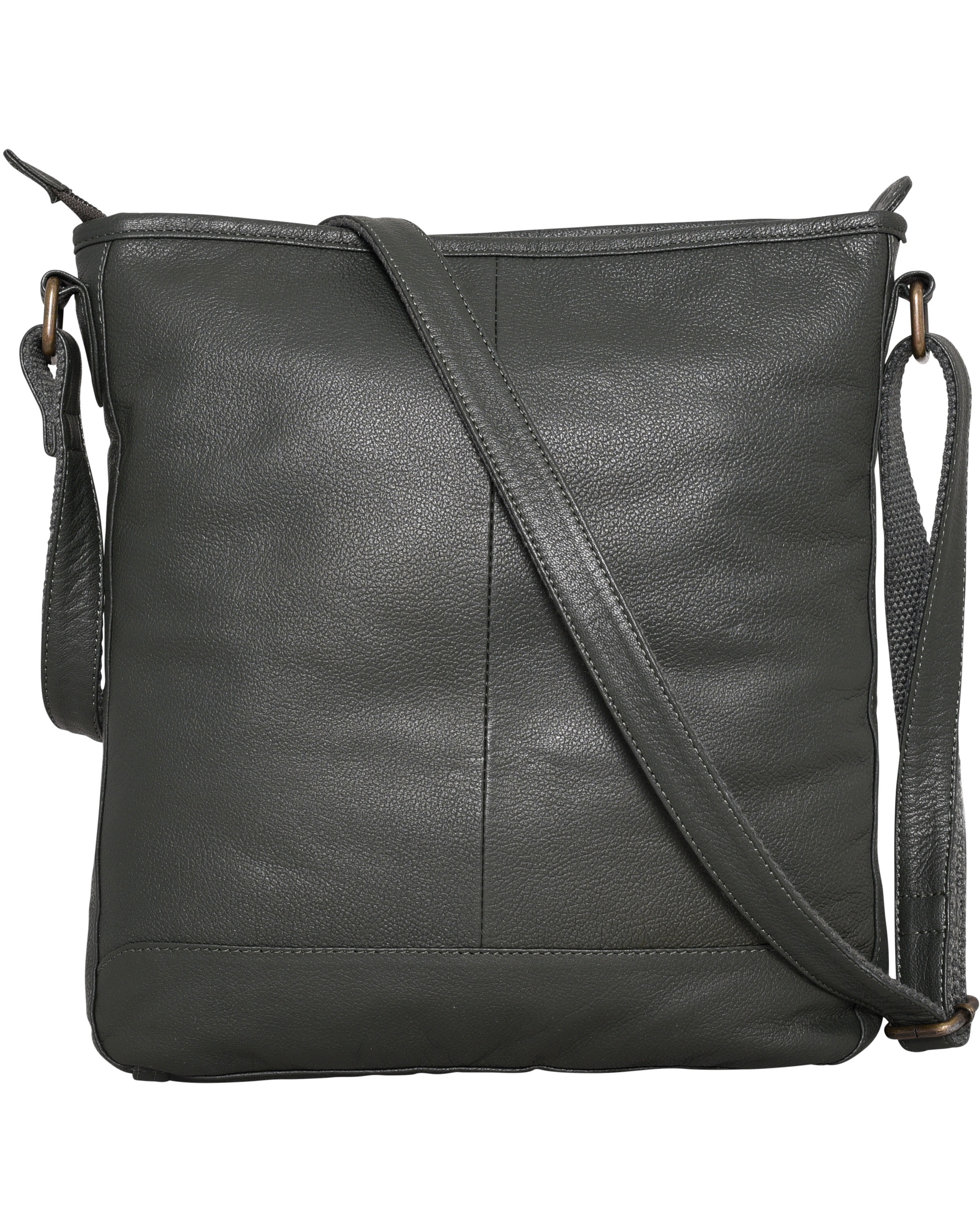 Brakeburn Large Leather Saddle Bag in Dark Green BBLBAG001735