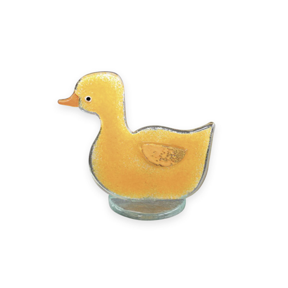Nobile Glass Fused Glass Yellow Duckling 1703-17