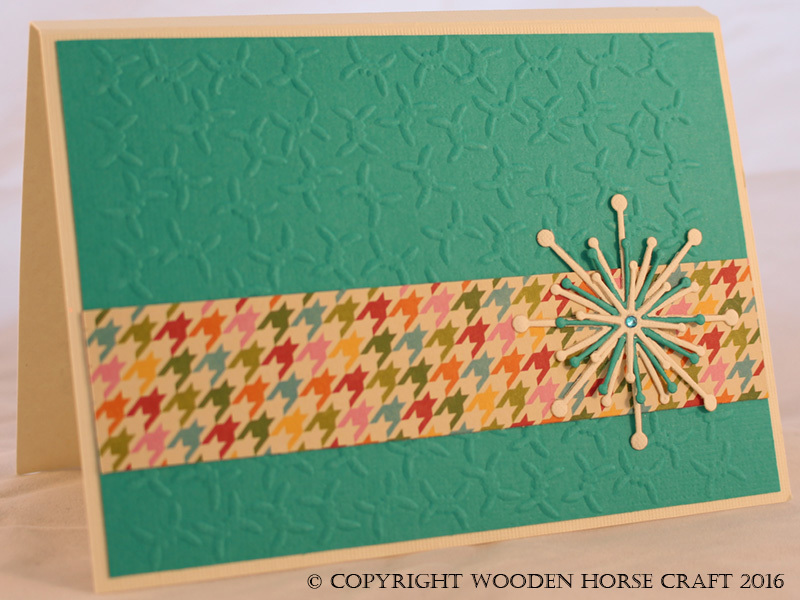 Card: Any Occasion (Blank) blank_ocean_houndstooth