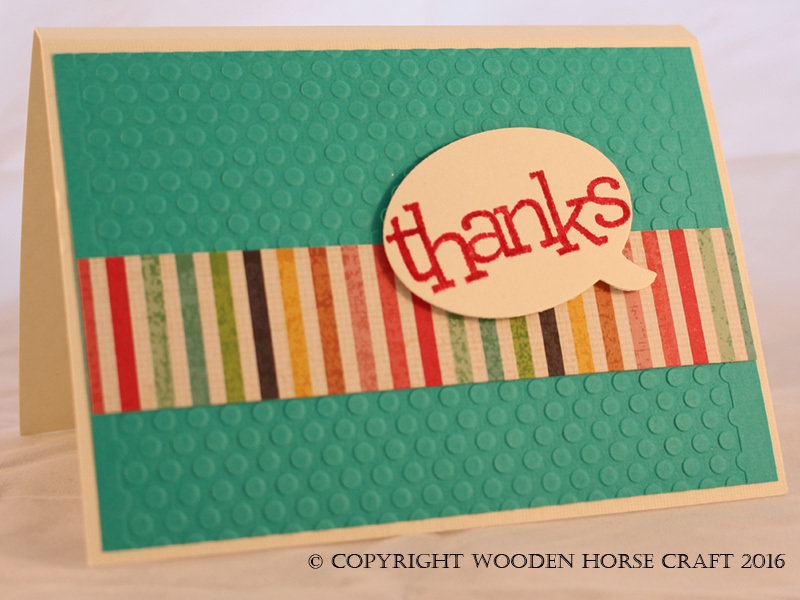 Card: Thank you thankyou_ocean_stripe