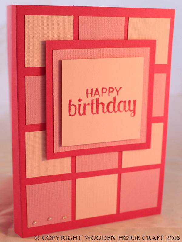 Card: Birthday birthday_pink_squares