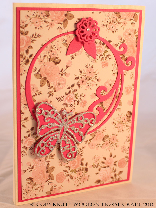 Card: Any Occasion (Blank) blank_pink_butterfly