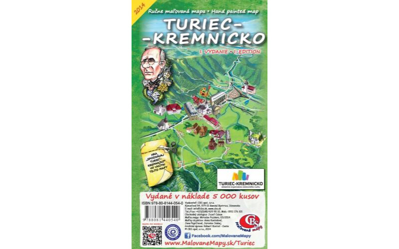 MAPA Turiec-Kremnicko I. vydanie MAPA Turiec-Kremnicko I. vydanie