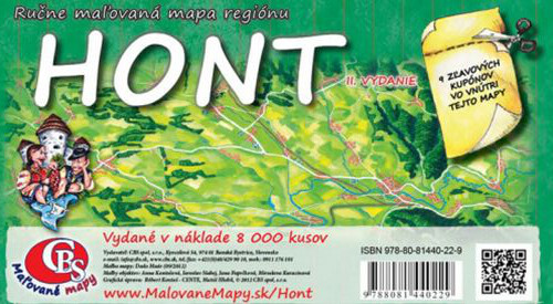 MAPA Hont II.vydanie MAPA Hont II.vydanie