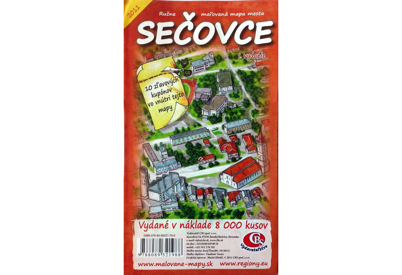 MAPA Sečovce I.vydanie MAPA Sečovce I.vydanie