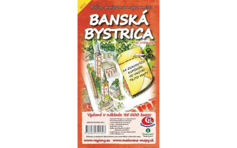 MAPA mesta Banská Bystrica-centrum IV.vydanie MAPA mesta Banská Bystrica-centrum IV.vydanie