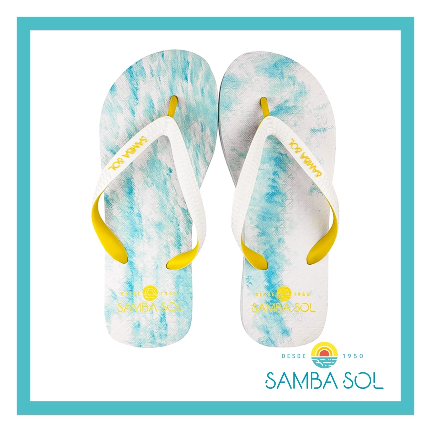 yellow flip flops mens