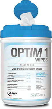 OPTIM 1 Ready To Use Wipes (12/case) X 160 per roll OPTIM 1 Ready To Use Wipes (12/case) X 160 per roll