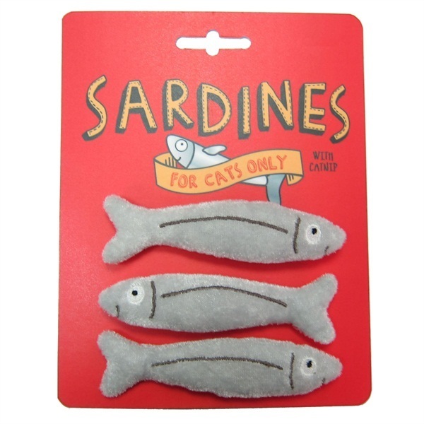 Happy Sardines with Catnip Pack of 3 BCW254