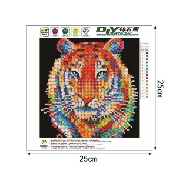 Colourful Tiger (base image)