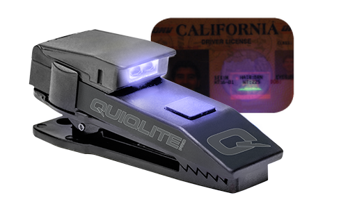 QuiqLitePro Ultraviolet I.D. Check (10 lumens 3 modes) In Stock 890161000663