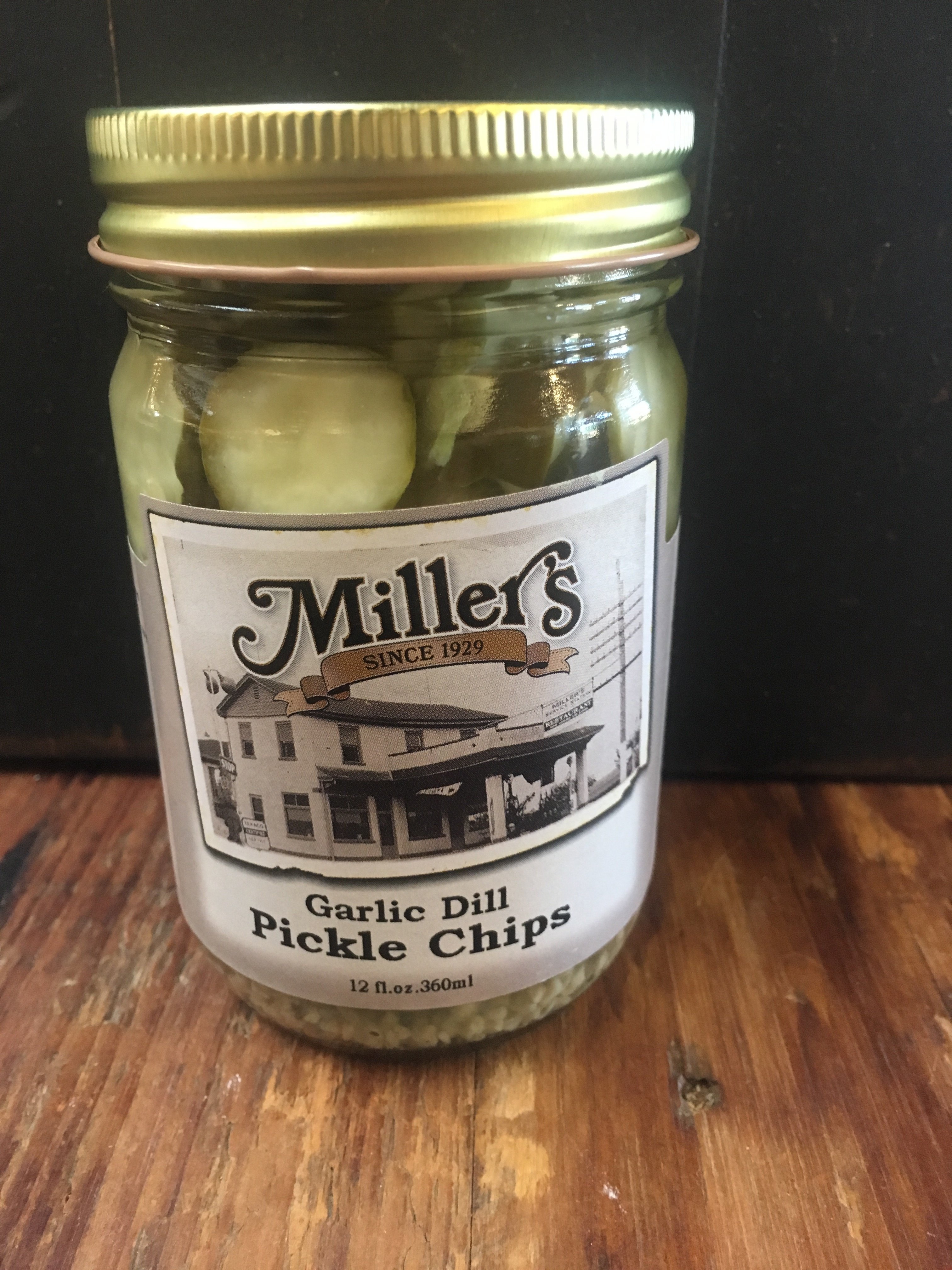 Garlic Dill Pickle Chips 12oz 00025